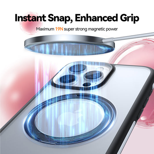 Θήκη MagSafe για Apple iPhone 16 Pro Max, Torras, Ostand R Fusion, Μαύρη