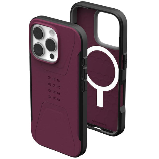 Θήκη MagSafe για Apple iPhone 16 Pro Max, Urban Armor Gear, Civilian, Βυσσινί