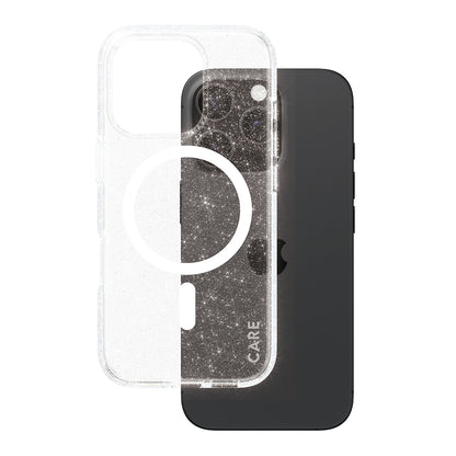 Θήκη MagSafe για Apple iPhone 16 Pro, PanzerGlass, Care Urban Combat Star Lit, Διαφανής Λευκή