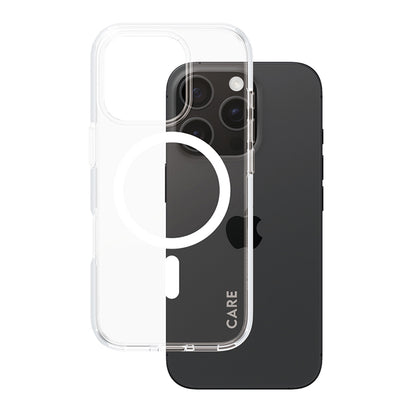 Θήκη MagSafe για Apple iPhone 16 Pro, PanzerGlass, Care Urban Combat, Διαφανής Λευκή