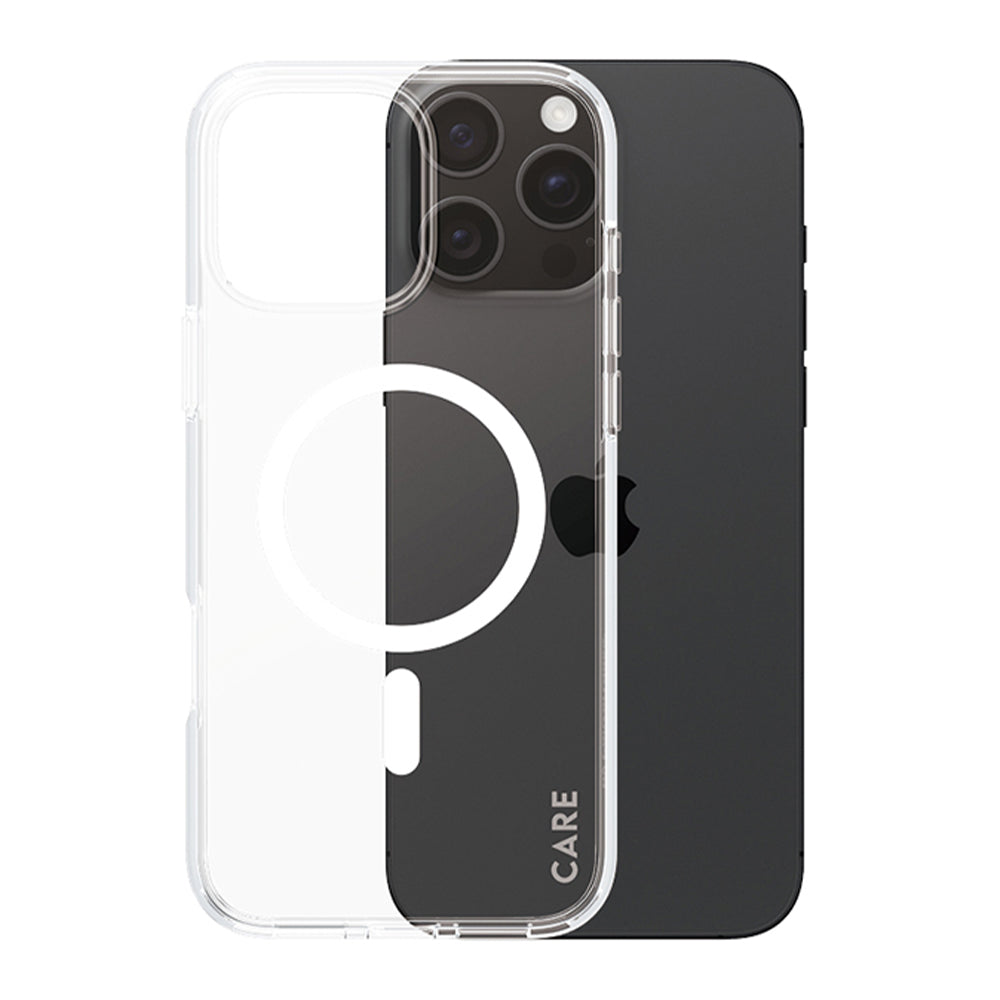 Θήκη MagSafe για Apple iPhone 16 Pro, PanzerGlass, Care Urban Combat, Διαφανής Λευκή