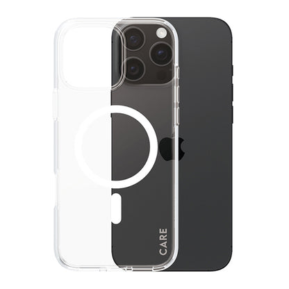 Θήκη MagSafe για Apple iPhone 16 Pro, PanzerGlass, Care Urban Combat, Διαφανής Λευκή