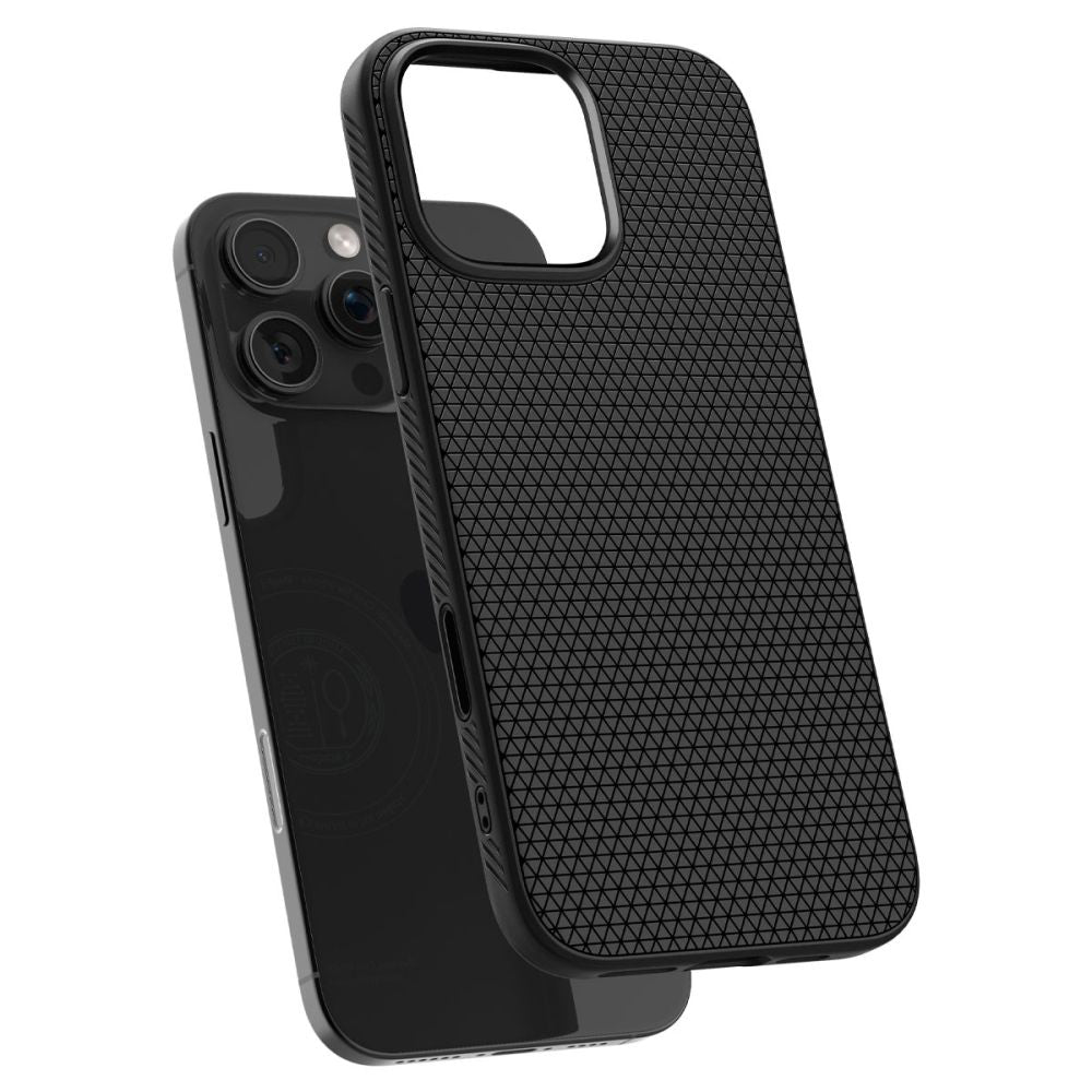 Θήκη MagSafe για Apple iPhone 16 Pro, Spigen, Liquid Air T, Ματ Μαύρο ACS09116