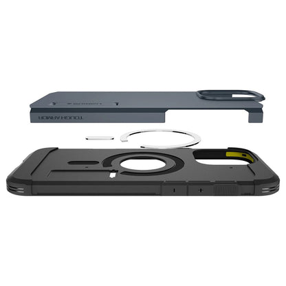 Θήκη MagSafe για Apple iPhone 16 Pro, Spigen, Tough Armor, Μπλε ACS08147