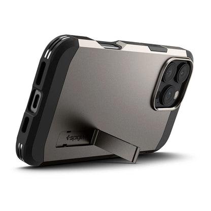 Θήκη MagSafe για Apple iPhone 16 Pro, Spigen, Tough Armor, Γκρι ACS08145
