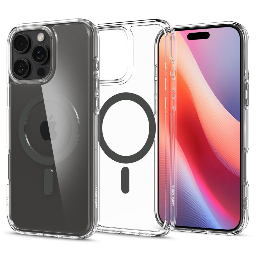 Θήκη MagSafe για Apple iPhone 16 Pro, Spigen, Ultra Hybrid, Μαύρη