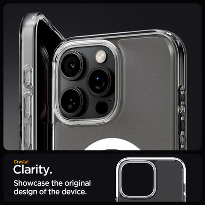 Θήκη MagSafe για Apple iPhone 16 Pro, Spigen, Ultra Hybrid, Διάφανη Σατέν ACS08133