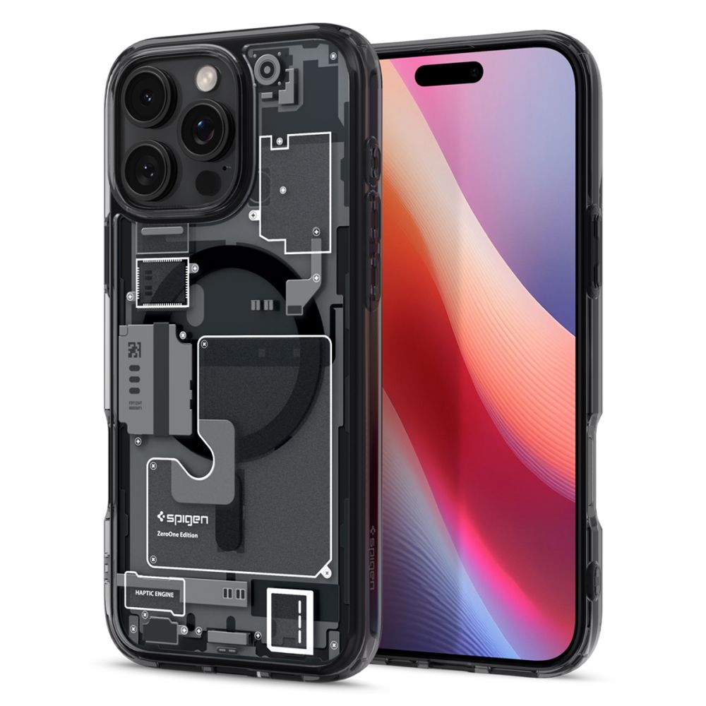 MagSafe Case for Apple iPhone 16 Pro, Spigen, Ultra Hybrid Zero One, Matte Black ACS08135