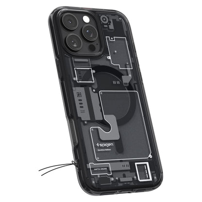 MagSafe Case for Apple iPhone 16 Pro, Spigen, Ultra Hybrid Zero One, Matte Black ACS08135