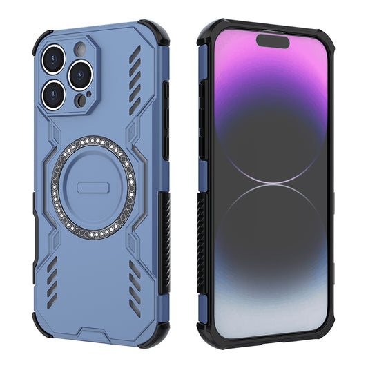 Θήκη MagSafe για Apple iPhone 16 Pro, Techsuit, ArmorMag, Μπλε