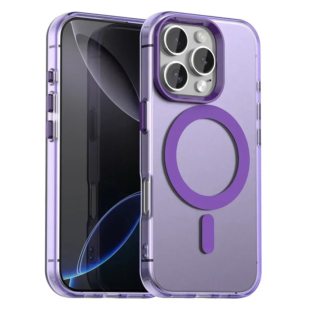 Θήκη MagSafe για Apple iPhone 16 Pro, Techsuit, CandyCase, Μωβ