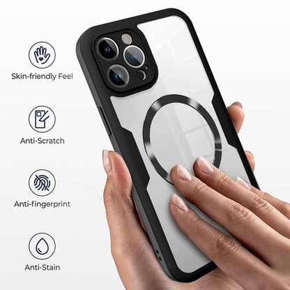 Θήκη MagSafe για Apple iPhone 16 Pro, Techsuit, ColorVerse 360, Μαύρο