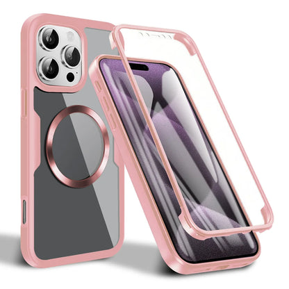 Θήκη MagSafe για Apple iPhone 16 Pro, Techsuit, ColorVerse 360, Ροζ