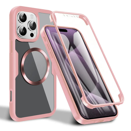 Θήκη MagSafe για Apple iPhone 16 Pro, Techsuit, ColorVerse 360, Ροζ