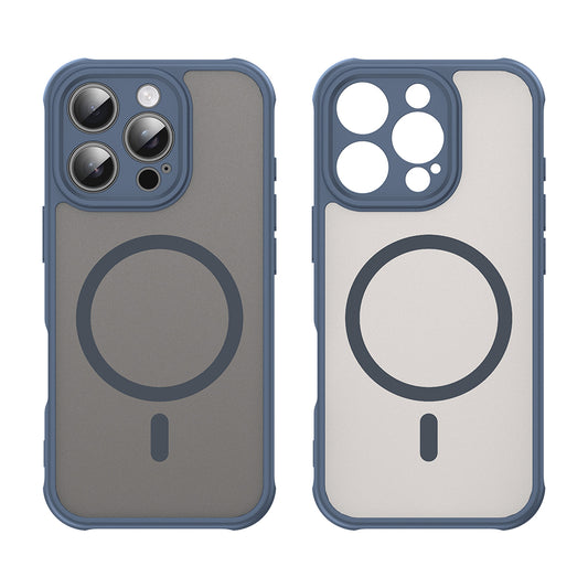 Θήκη MagSafe για Apple iPhone 16 Pro, Techsuit, HaloFrost II, Μπλε Σκούρο
