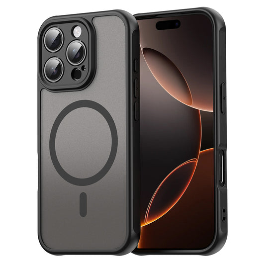 Θήκη MagSafe για Apple iPhone 16 Pro, Techsuit, HaloFrost II, Μαύρο