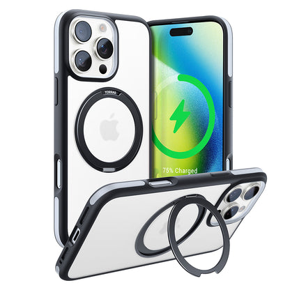 Θήκη MagSafe για Apple iPhone 16 Pro, Torras, Ostand R Fusion, Μαύρη