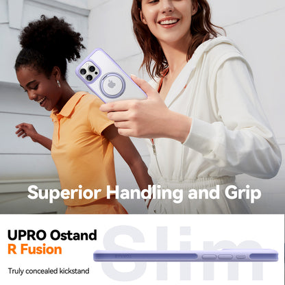 Θήκη MagSafe για Apple iPhone 16 Pro, Torras, Ostand R Fusion, Μαύρη