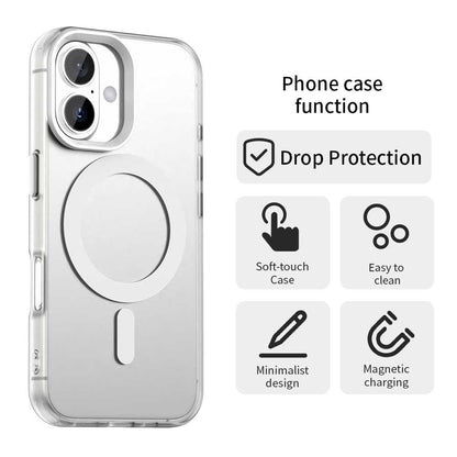 Θήκη MagSafe για Apple iPhone 16, Techsuit, CandyCase, Λευκό