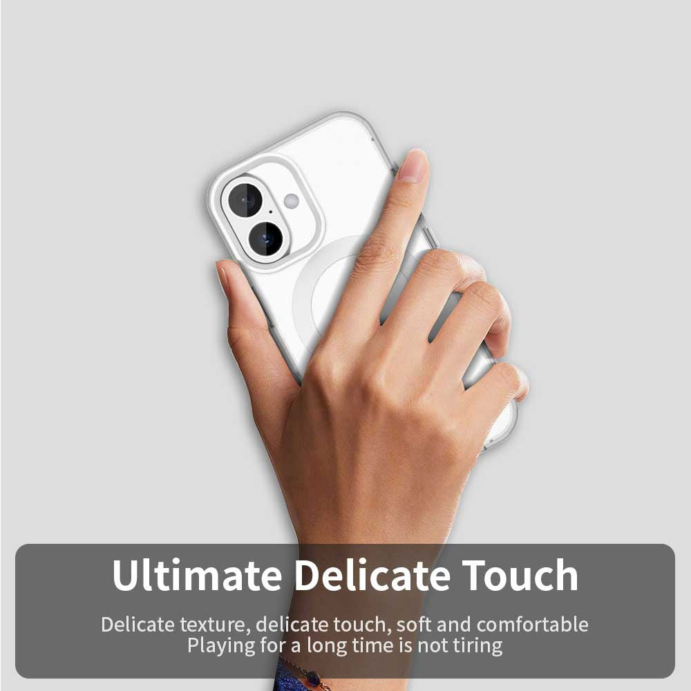 Θήκη MagSafe για Apple iPhone 16, Techsuit, CandyCase, Λευκό