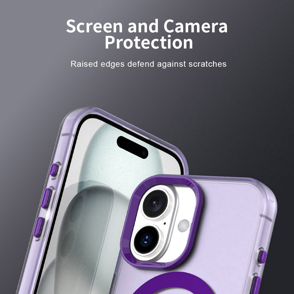 Θήκη MagSafe για Apple iPhone 16, Techsuit, CandyCase, Μωβ