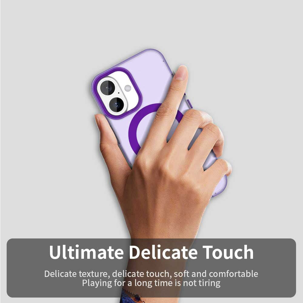 Θήκη MagSafe για Apple iPhone 16, Techsuit, CandyCase, Μωβ