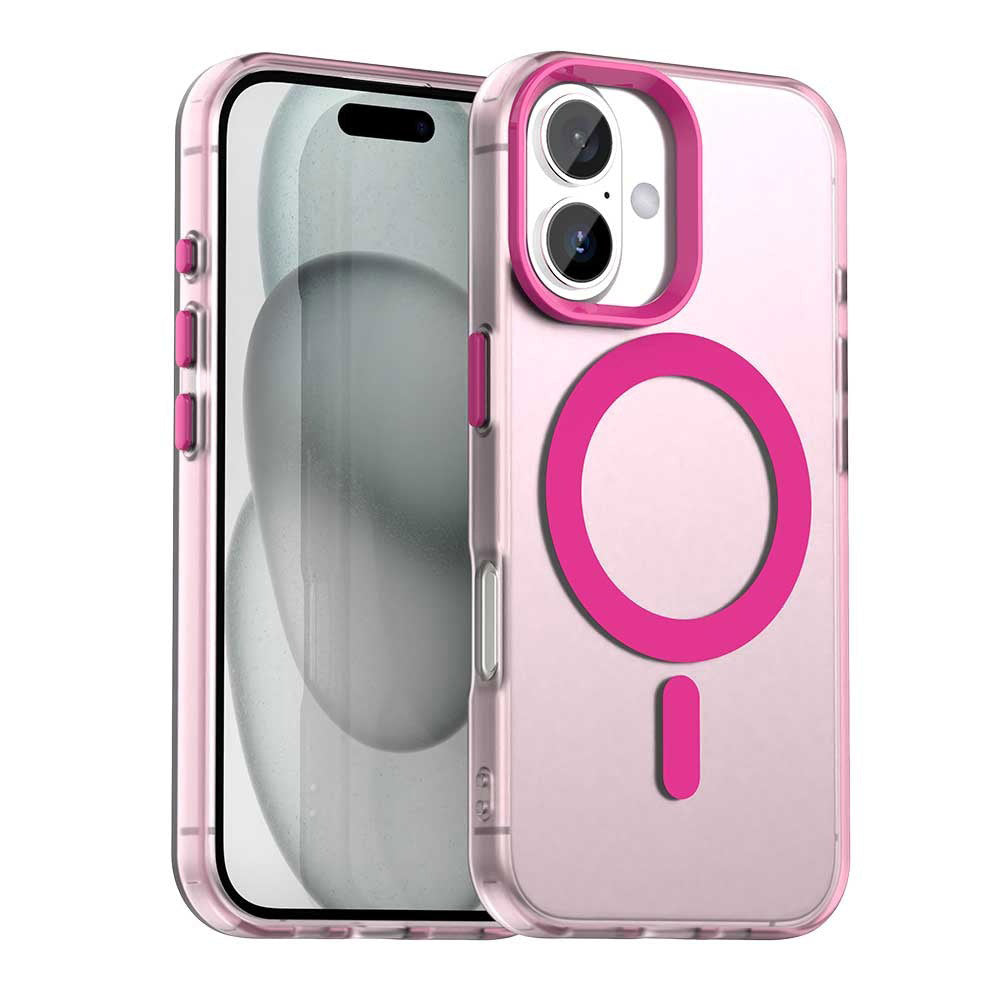 Θήκη MagSafe για Apple iPhone 16, Techsuit, CandyCase, Ροζ