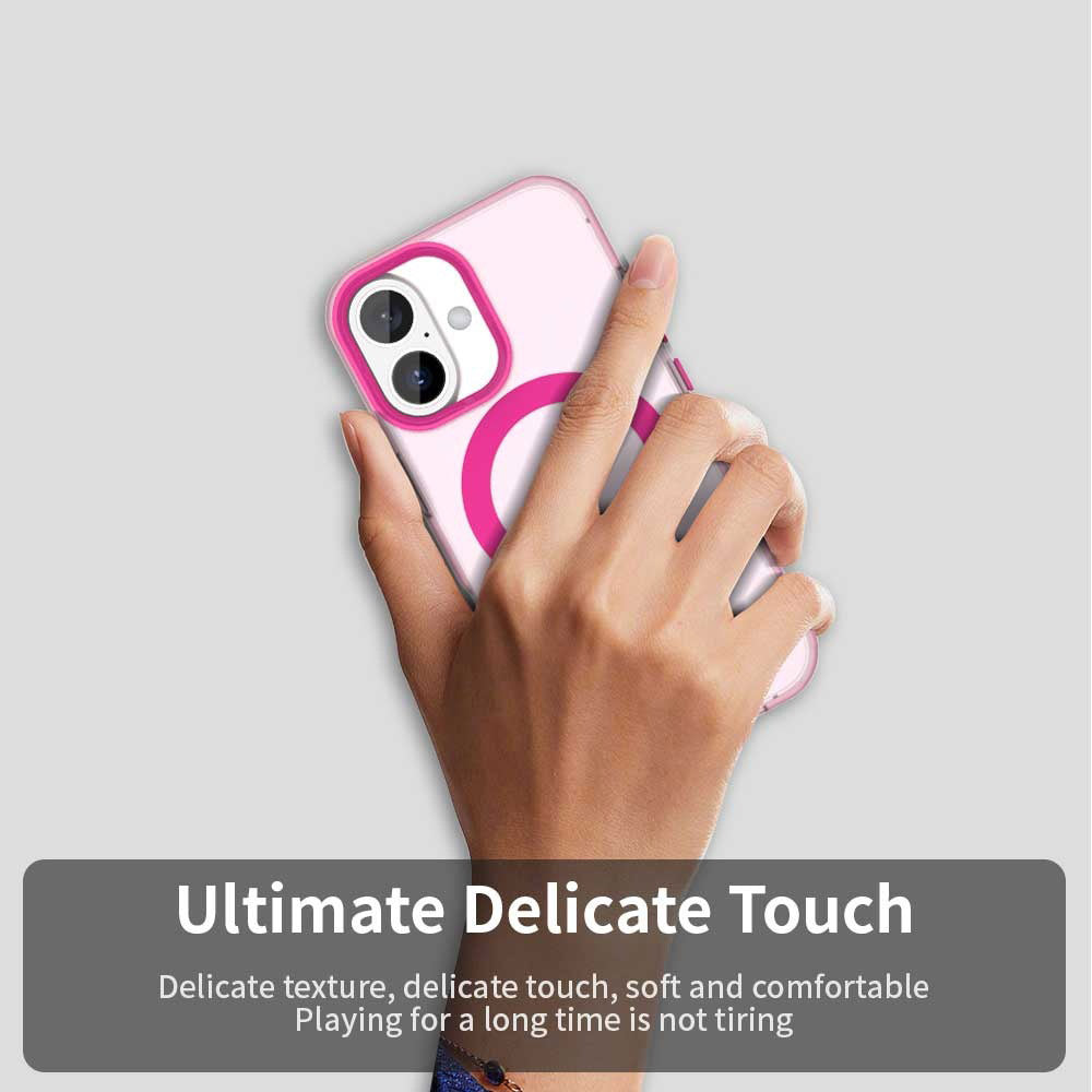 Θήκη MagSafe για Apple iPhone 16, Techsuit, CandyCase, Ροζ
