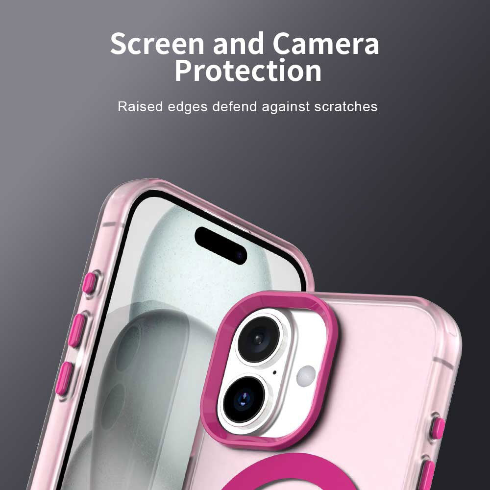 Θήκη MagSafe για Apple iPhone 16, Techsuit, CandyCase, Ροζ