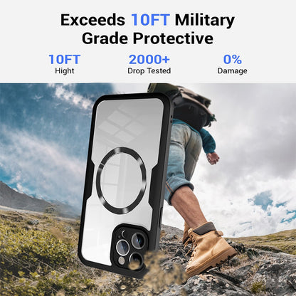 Θήκη MagSafe για Apple iPhone 16, Techsuit, ColorVerse 360, Μαύρη