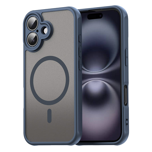 Θήκη MagSafe για Apple iPhone 16, Techsuit, HaloFrost II, Μπλε Σκούρο