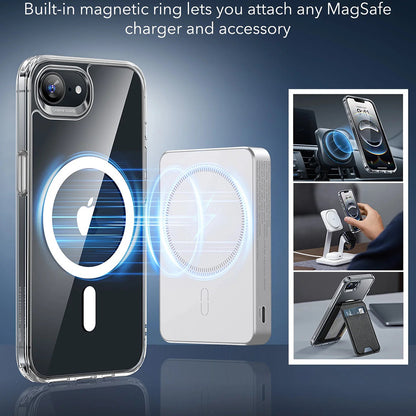 MagSafe Case for Apple iPhone 17e / 16e, ESR, Classic Hybrid, Transparent