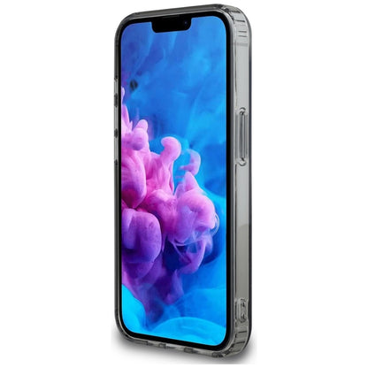 Θήκη MagSafe για Apple iPhone 16e, Karl Lagerfeld, IML Metal Karl & Choupette's Heads, Μαύρη