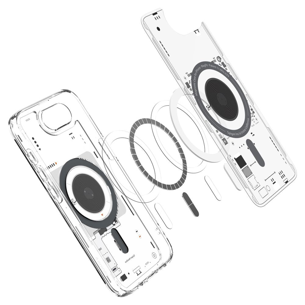 Θήκη MagSafe για Apple iPhone 17e / 16e, Spigen, Ultra Hybrid Neo One, Διάφανη