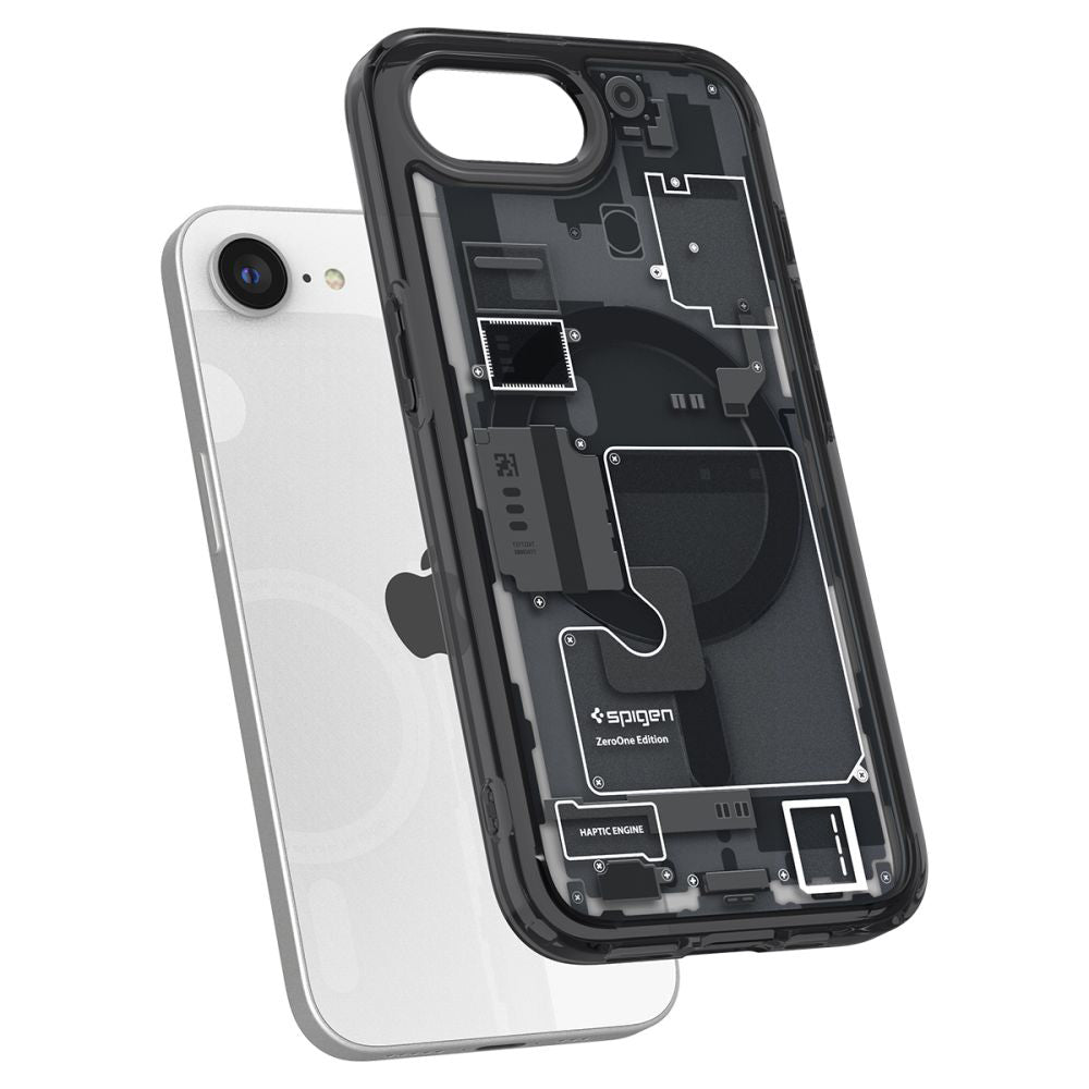 Θήκη MagSafe για Apple iPhone 17e / 16e, Spigen, Ultra Hybrid Zero One, Μαύρη