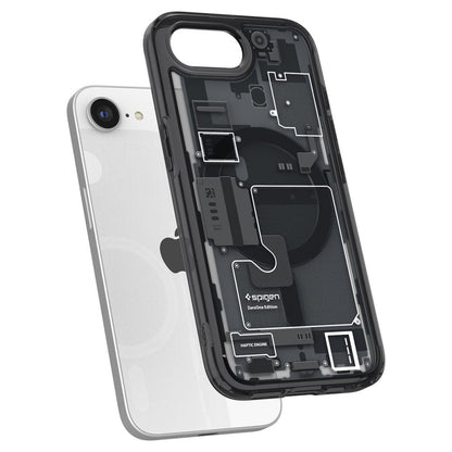 Θήκη MagSafe για Apple iPhone 17e / 16e, Spigen, Ultra Hybrid Zero One, Μαύρη