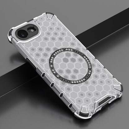 Θήκη MagSafe για Apple iPhone 17e / 16e, Techsuit, HoneyComb Shield, Λευκό