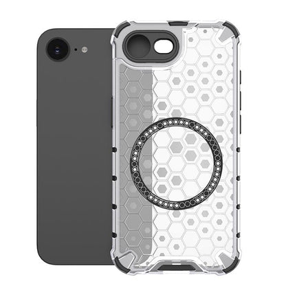 Θήκη MagSafe για Apple iPhone 17e / 16e, Techsuit, HoneyComb Shield, Λευκό