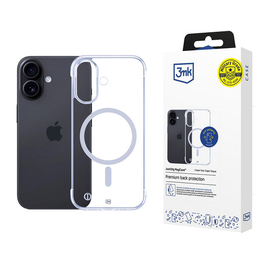Θήκη MagSafe για Apple iPhone 17, 3MK, Μόνο 20g, Διαφανής