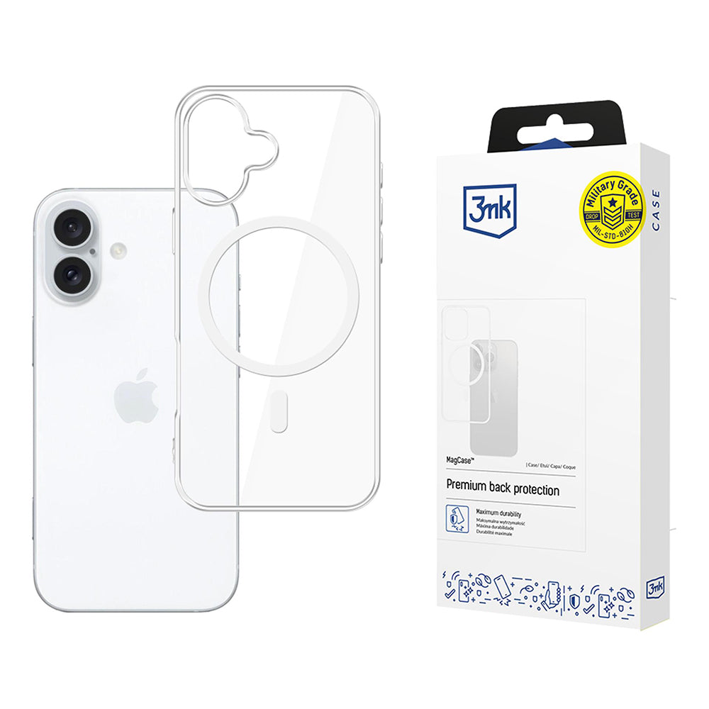 Θήκη MagSafe για Apple iPhone 17, 3MK, MagCase, Διάφανη