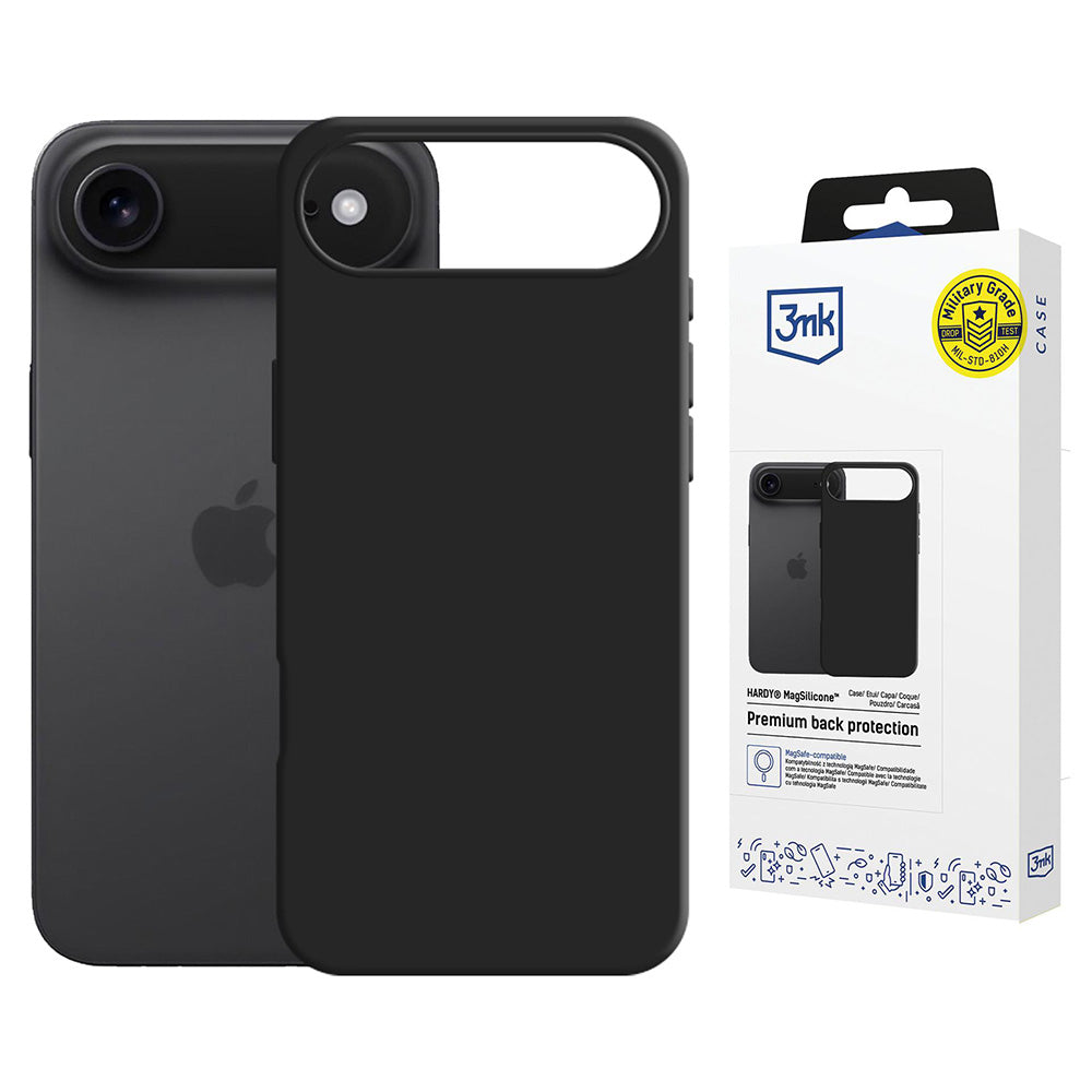 Θήκη MagSafe για Apple iPhone 17 Air, 3MK, Hardy, Μαύρη