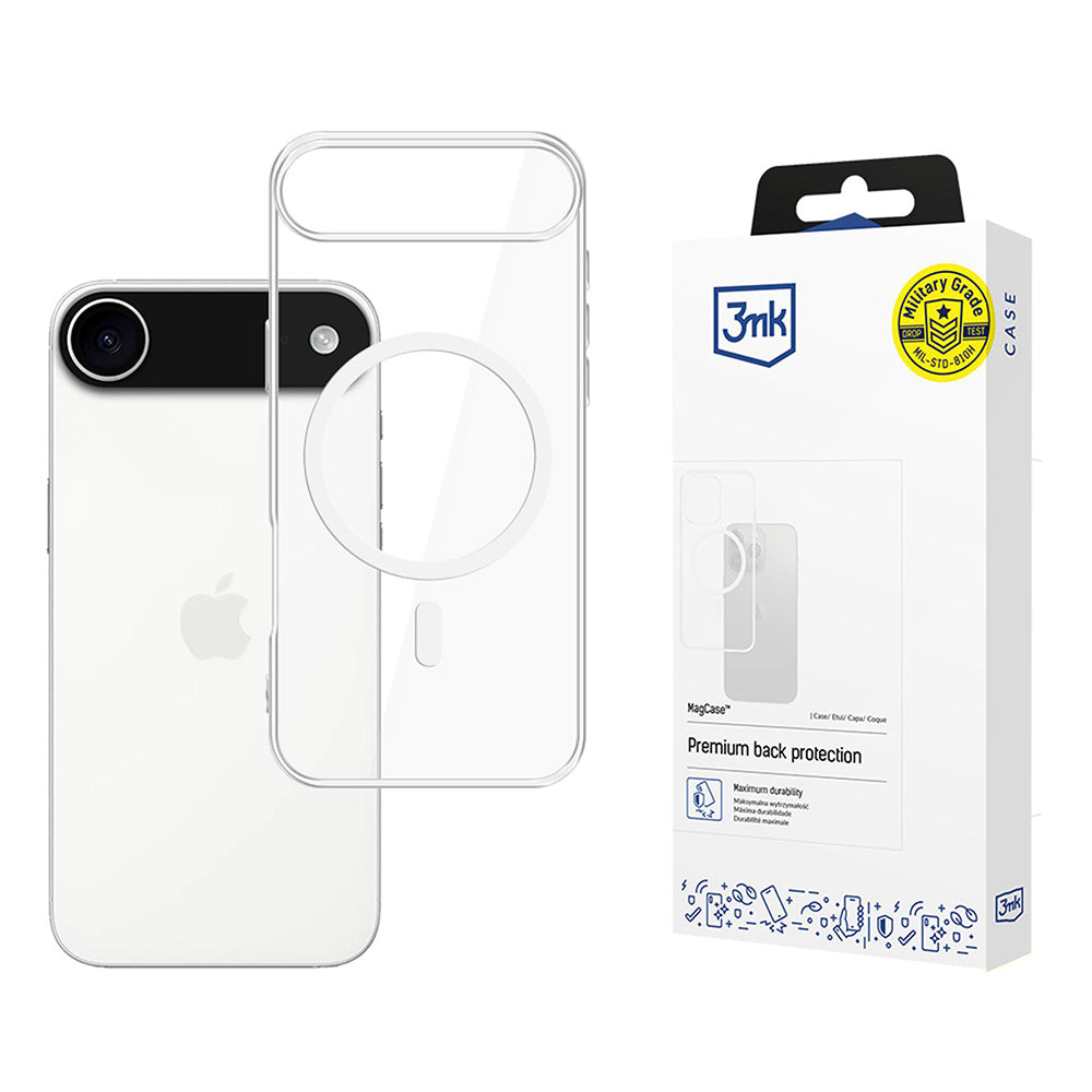 Θήκη MagSafe για Apple iPhone 17 Air, 3MK, MagCase, Διάφανη