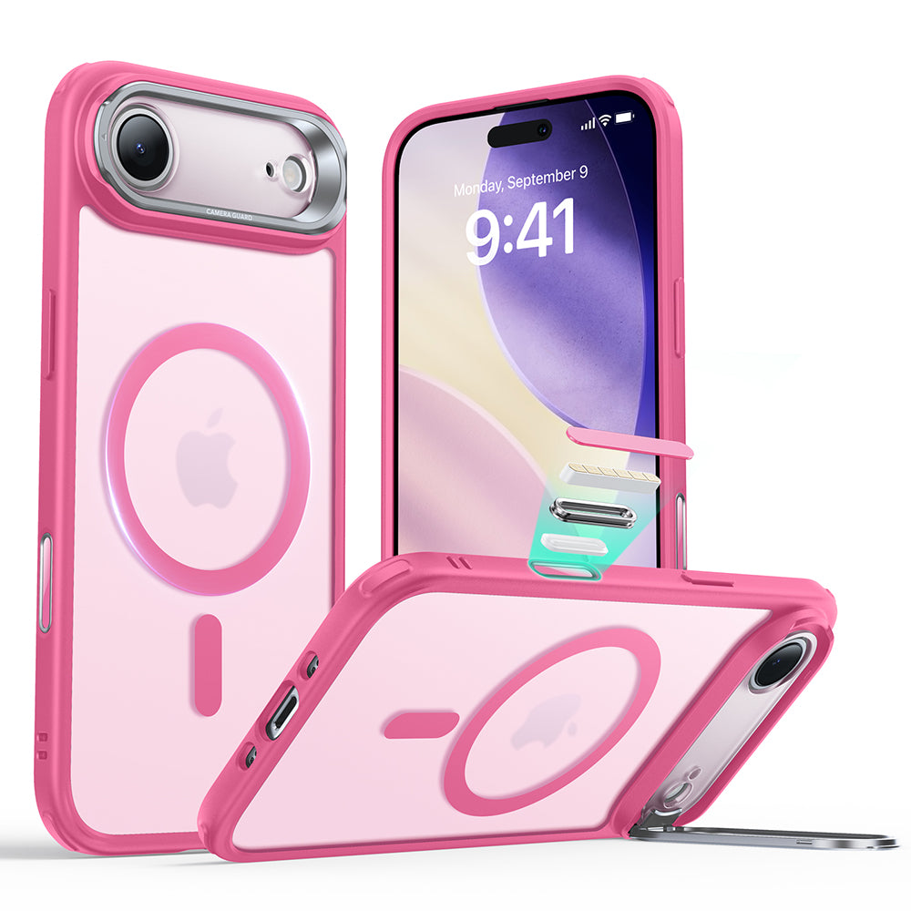Θήκη MagSafe για Apple iPhone 17 Air, ESR, Classic Hybrid Kickstand, Ροζ Σατέν