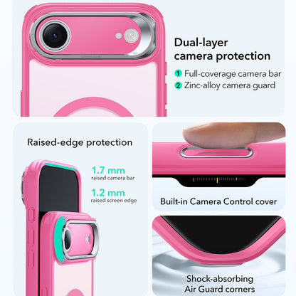 Θήκη MagSafe για Apple iPhone 17 Air, ESR, Classic Hybrid Kickstand, Ροζ Σατέν