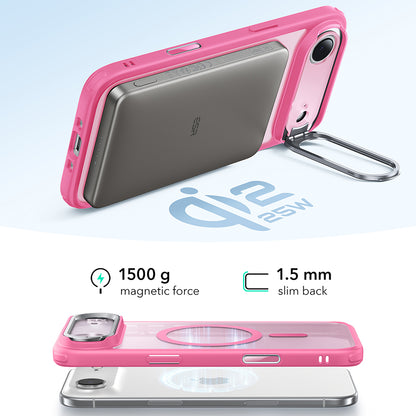 Θήκη MagSafe για Apple iPhone 17 Air, ESR, Classic Hybrid Kickstand, Ροζ Σατέν