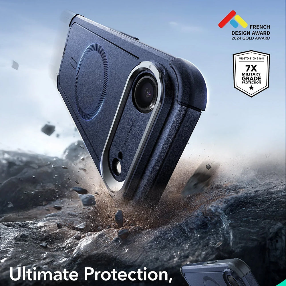 Θήκη MagSafe για Apple iPhone 17 Air, ESR, Cyber Armor Kickstand, Μπλε