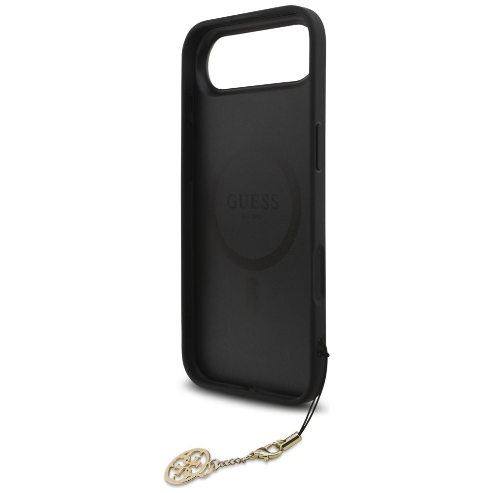 Θήκη MagSafe για Apple iPhone 17 Air, Guess, 4G Charm Cradle, Μαύρη