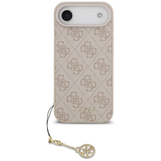 Θήκη MagSafe για Apple iPhone 17 Air, Guess, 4G Charm Cradle, Ροζ