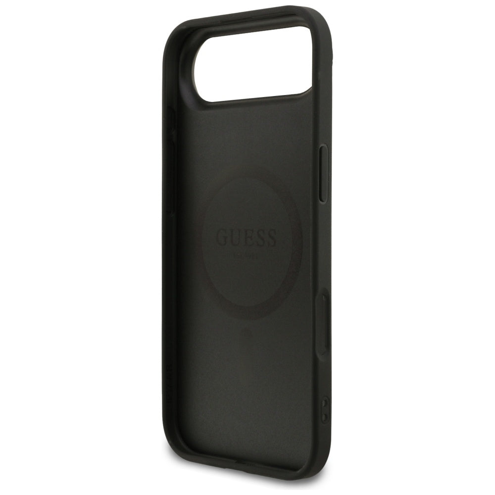 Θήκη MagSafe για Apple iPhone 17 Air, Guess, 4G Ring Classic Logo, Μαύρη