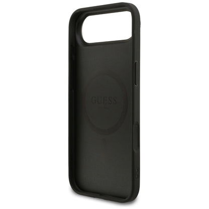Θήκη MagSafe για Apple iPhone 17 Air, Guess, 4G Ring Classic Logo, Μαύρη